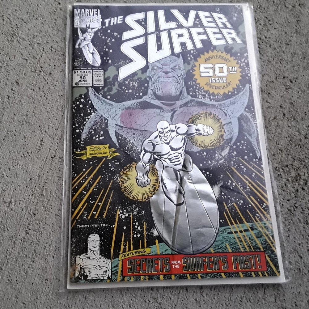 Vintage Silver Surfer 50th Anniversary Issue